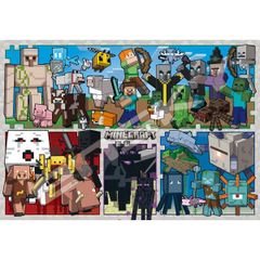 신품 지그 소 퍼즐 1000 개 MINECRAFT Friend or Foe? 51 × 73.5cm 1000T-546 [사가와 익스프레스]