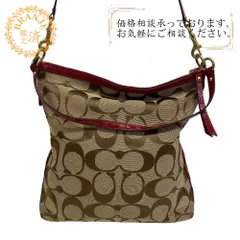 【５％OFF フォロワークーポン！！】COACH コーチ 13007 2way ハンドバッグ トートバッグ シグネチャー ショルダーバッグ バッグ カバン 斜めがけ 肩掛け ブランド レディース レッド レディース おすすめ 人気