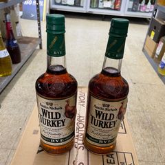 【新品・未開封】2本セット WILD TURKEY RYE ウイスキー
