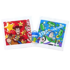トイストーリー ハンドタオル ハンドタオル2枚組 スタースペース ディズニー 丸眞 円筒ケース付き ハンドタオル2枚セット おしぼりタオル キャラクター グッズ 