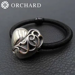 シルバー925 ブレスレット Silver 925 メンズ レディース ヘアゴム アジャスタ ハート