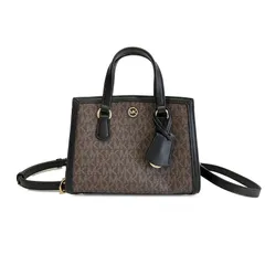 マイケルコース ショルダー MKシグネチャー 2WAY ショルダー ハンドバッグ エクストラスモール ミニバッグ 32R3G7CC0B ブラウン/ブラック