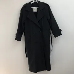 【TOWNE LONDON FOG】タウンロンドンフォグ　黒系　トレンチコート　無地　シンプル　カジュアル