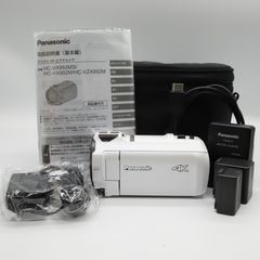 ■ほぼ新品■ PANASONIC パナソニック 4K ビデオカメラ 64GB 光学20倍ズーム ピュアホワイト HC-VX992MS-W