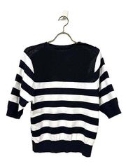 sacai luck / コットン ニット ボーダー柄 セーター チュニック 1