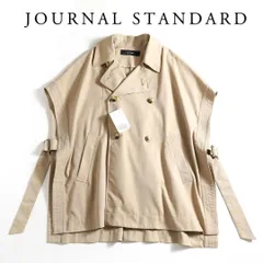 469y*新品 ジャーナルスタンダード コットンギャバ ポンチョ コート