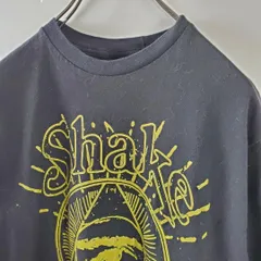 US古着イールキングデザインプリントTシャツ黒ブラックM古着女子男子