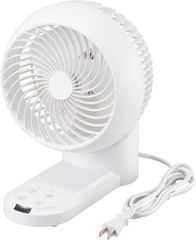 【新品・3営業日で発送】OHM オーム電機 サーキュレーター(壁掛・卓上両用／～ 12畳／360°自動首振／風量3段階／モード3種類／切タイマー7段階／コード1.8m／リモコン付) FF-SQ850RY