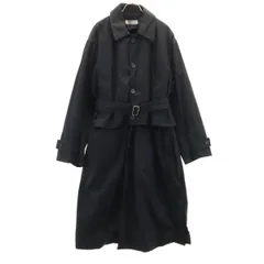 Wizzard ウィザード 2WAY ステンカラーコート 1 ネイビー メンズ 古着