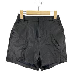 INGNI イング フェイクレザーショートパンツ sizeF/ブラック