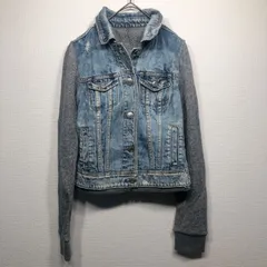 送料無料 American Eagle アメリカンイーグル ジージャン デニムジャケット パーカー インディゴ XS