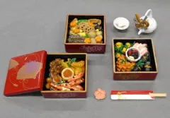 【中古】食玩 トレーディングフィギュア 1.おせち/赤色 「ぷちサンプルシリーズ16 和食日和」