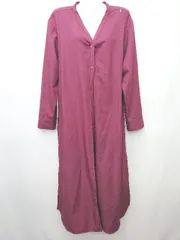 ◇ ◎ KBF+ ケービーエフプラス URBAN RESEARCH 長袖 膝下丈 ワンピース サイズOne ボルドー系 レディース P  【1406110006052】