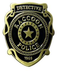 @ラクーンシティ警察署バッジ　B　重厚感のある合金製です(#^^#)　コスプレ