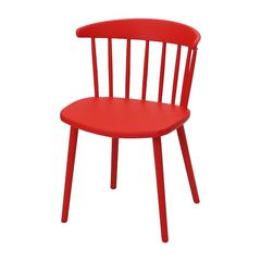 IKEA イケア ノッラリード ダイニングチェア 赤 北欧 ウィンザーチェア