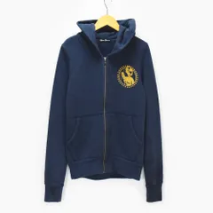 HYSTERIC GLAMOUR ヒステリックグラマー ジップアップ パーカー フーディ ギターガール プリント レディース フリーサイズ ネイビー 0121CF03