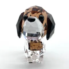 スワロフスキー □セントバーナード 犬 置物 5213704 子犬