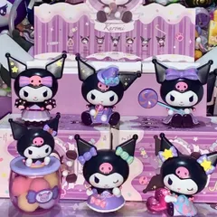 【未開封品】 6種セット 海外 限定 サンリオ × MINISO クロミ Kuromi トリック オア トリート シリーズ ランダム アソート ボックス ガチャガチャ フィギュア セット 中国