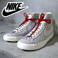 新品 NIKE ナイキ ブレーザー ミッド '77 W BLAZER MID '77 レザー使用 ミッドカット スニーカー シューズ DD5402-078 23cm レディース カジュアル 普段使い タウンユース 黒タグ付き ホワイト系