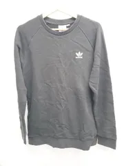 ◇ ⊆ adidas アディダス ワンポイント 長袖 トレーナー サイズ表記なし ブラック レディース E  【1503040003080】