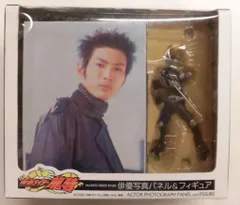 バンプレスト 俳優写真パネル&フィギュア 仮面ライダー龍騎 ナイト&秋山蓮