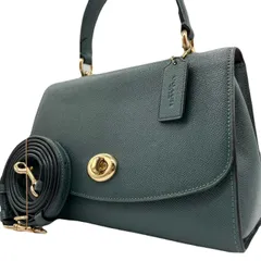 希少色<!-利用不可文字-!>COACH ショルダーバッグ 2way ティリー ターンロック グリーン コーチ COACH TILLY 2way サッチェル ショルダーバッグ ハンドバッグ クロスボディ ターンロック トップハンドル