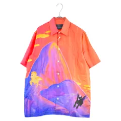 STELLA McCARTNEY (ステラマッカートニー) 22SS×Disney Fantasia ディズニー ファンタジア 総柄 シルク 半袖 シャツ マルチカラー 620003 3STA91のサムネイル