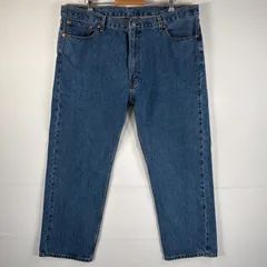 古着 リーバイス Levi's デニムパンツ 505 ブルーデニム ジーンズ ジーパン ストレート 大きいサイズ w44 L30 インディゴブルー メンズ