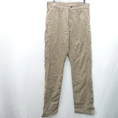 ◇ CICATA　シカタ コットン系　アンゴラ使用 ストレートパンツ サイズM ブラウン系 レディース E  【1408060047444】