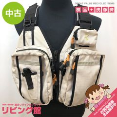 ss6646 【中古】 パズデザイン フローティングベスト グレー 大人用 フリーサイズ？ Pazdesign フィッシング ベスト ライフジャケット フローティングジャケット 救命着 釣り ポケット多数 フローティングベスト 中古