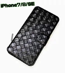 黒　iPhone7/8/SE　手帳型　スマホケース　黒