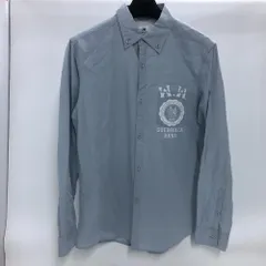 02w14340 サスクワァッチファブリックス SASQUATCHfabrix.  ライトブルー M  日本製 メンズ  長袖シャツ  コットン  【中古品】のサムネイル