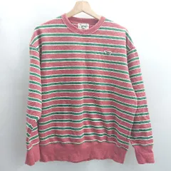 ◇ ⊂ FREAK'S STORE フリークスストア ボーダー 長袖 Tシャツ カットソー ロンT サイズF レッド レディース E  【1503050042048】