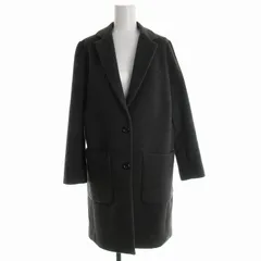 ジーナシス JEANASIS チェスターコート ロング スリット F チャコールグレー /EE