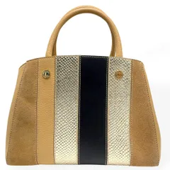 極美品✨イアクッチ ハンドバッグ　ファーハンドル 2WAY 本革 レザー 極美品✨イアクッチ ハンドバッグ ファーハンドル 2WAY 本革 レザー