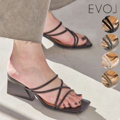  イーボル EVOL スクエアサンダル 靴 サンダル シューズ iq9525