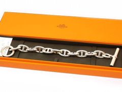 HERMES/エルメス ■ ブレスレット シェーヌダンクル TGM 11コマ シルバー 925 □7C7D