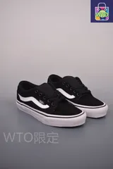 【今日特価】VANS Chukka ミニパン ブラック & ホワイト スポーツ キャンバス ヴァン化 スニーカー！送料無料！在庫限定のお得な価格です！