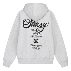 STUSSY ステューシー WORLD TOUR ZIP HOOD パーカー フード フーディ トップス  ジップパーカー