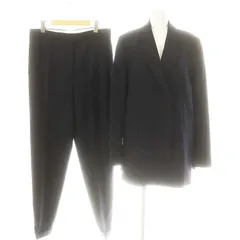 サルヴァトーレフェラガモ Salvatore Ferragamo スーツ セットアップ ジャケット パンツ 新ロゴ 44 ネイビー /DF ■OSのサムネイル