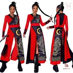 セクシー DS演出服 韓国ダンス衣装 ワンピース 大人 ダンス 衣装 セットアップ チャイナー風 レディース jazz HIPHOP ステージ衣装 ヒップ