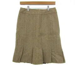 バーバリー スカート ウール/カシミヤ混 ブランド ボトムス レディース 38サイズ ブラウン系×ベージュ系 BURBERRY 【中古】