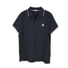 MONCLER ポロシャツ ネイビー XL - メルカリ