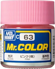 GSI クレオス(GSI Creos) GSIクレオス Mr.カラー ピンク (桃) 光沢 10ml 模型用塗料 C63