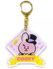 [중고] 잡화 COOKY(정국) 아크릴 열쇠 고리 Let's party with you [BT21]