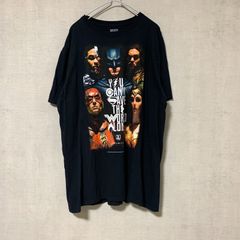 JUSTICE LEAGUE 半袖Tシャツ DCコミックス スーパーヒーローチーム ブラック【メンズXL】