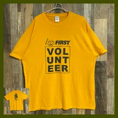 マスタード 両面プリント ポート&カンパニー メンズ 古着 半袖Tシャツ