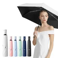 オフホワイト Prv【 超軽量でスマホより軽い/体感温度-15℃ 折りたたみ傘 】自動開閉 晴雨兼用 日傘 uvカット99% UPF50+ 遮光 遮熱 断熱 大きい (102cm) 超撥水加工 ワンタッチ 軽量 コンパクト 折り畳み傘 レディース メンズ 収納