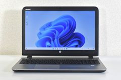 HP ProBook 450 G3/Core i3-6100U/メモリ 8G/SSD 256G + HDD 500G/DVD-RW/15.6インチ/Windows 11/中古ノートパソコン
