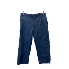 Dickies ワークパンツ チノパンツ W36 ディッキーズ ビッグサイズ ダブルニー ネイビー 古着卸 アメリカ仕入 2412-615